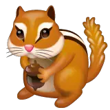 🐿️ Streifenhörnchen Emoji auf WhatsApp