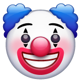 Clown Face Emoji (U+1F921)