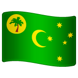 Флаг Кокосовых островов (Килинг) Эмодзи в WhatsApp