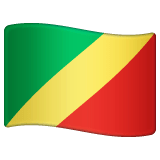Bandeira da República do Congo Emoji WhatsApp