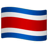 Bandiera della Costa Rica Emoji WhatsApp