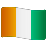 🇨🇮 Bandiera della Côte d’Ivoire Emoji su WhatsApp