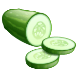 Cucumber Emoji on WhatsApp