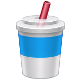 🥤 Cup With Straw Emoji on WhatsApp