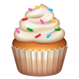 Cupcake Emoji on WhatsApp
