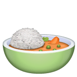 Caril e arroz Emoji WhatsApp
