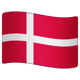🇩🇰 Bandeira da Dinamarca Emoji nos WhatsApp