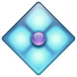 💠 Diamond With A Dot Emoji on WhatsApp