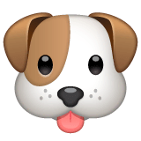 Cara de perro Emoji WhatsApp