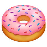 Doughnut Emoji on WhatsApp