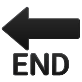 🔚 Pfeil „END“ Emoji auf WhatsApp