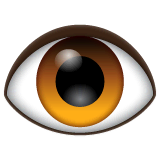 👁️ Auge Emoji auf WhatsApp