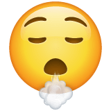 😮‍💨 Cara exhalando Emoji en WhatsApp