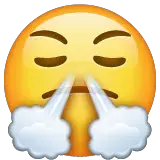 😤 Face With Steam From Nose Emoji on WhatsApp