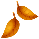 🍂 Fallen Leaf Emoji on WhatsApp