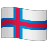 Флаг Фарерских островов Эмодзи в WhatsApp