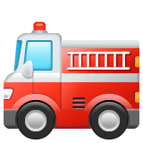 Carro dos bombeiros Emoji WhatsApp