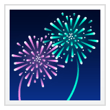 🎆 Fireworks Emoji on WhatsApp
