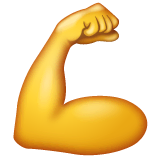 Flexed Biceps on WhatsApp