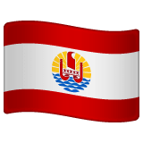 Flag: French Polynesia Emoji on WhatsApp