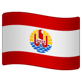 Flag: French Polynesia on WhatsApp