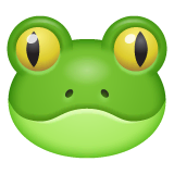 Cara de rana Emoji WhatsApp