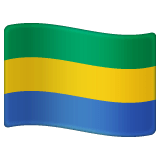 Gabonsk Flagga on WhatsApp