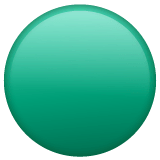 Green Circle Emoji on WhatsApp