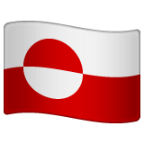Bandiera della Groenlandia Emoji WhatsApp