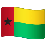 Drapeau de la Guinée-Bissau Émoji WhatsApp