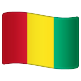 Флаг Гвинеи Эмодзи в WhatsApp