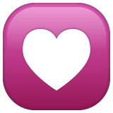 💟 Pulsante a forma di cuore Emoji su WhatsApp