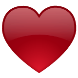 Corazón de baraja de cartas Emoji WhatsApp