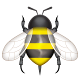 Honeybee Emoji on WhatsApp