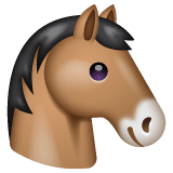 🐴 Horse Face Emoji on WhatsApp