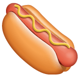 🌭 Hot-dog Émoji sur WhatsApp