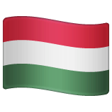 Flag: Hungary Emoji on WhatsApp