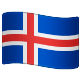 🇮🇸 Флаг Исландии Эмодзи в WhatsApp