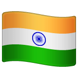Bandeira da Índia Emoji WhatsApp