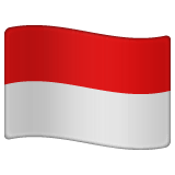 🇮🇩 Bandera de Indonesia Emoji en WhatsApp