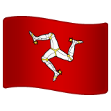 Bandeira da Ilha de Man Emoji WhatsApp