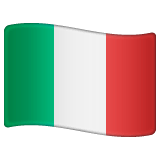 Flag: Italy Emoji on WhatsApp