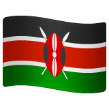 🇰🇪 Flagge von Kenia Emoji auf WhatsApp
