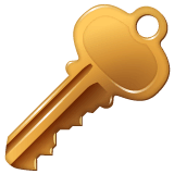Schlüssel Emoji WhatsApp