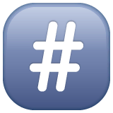 Keycap: # Emoji on WhatsApp