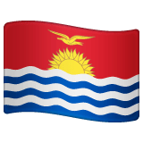 Flagge von Kiribati on WhatsApp