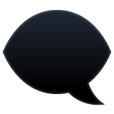 Balão de fala esquerdo Emoji WhatsApp