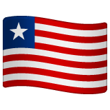 Bandiera della Liberia Emoji WhatsApp