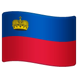 Bandiera del Liechtenstein Emoji WhatsApp