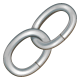 Símbolo de eslabon de cadena on WhatsApp